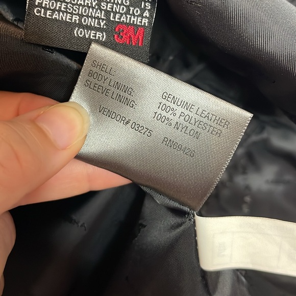 Wilsons Leather Maxima Thinsulate Collared 90s/Y2k Style Leather Jacket Small - Picture 10 of 10